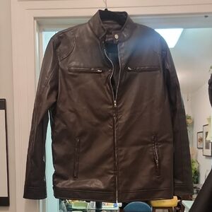 Men's Briwn Leather Jacket